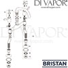 Bristan Lever Pillar Bridge Sink Mixer 3 Inch Levers Tap Spares